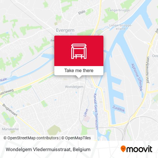 Wondelgem Vledermuisstraat plan