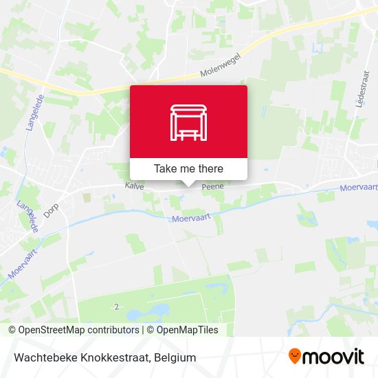 Wachtebeke Knokkestraat map