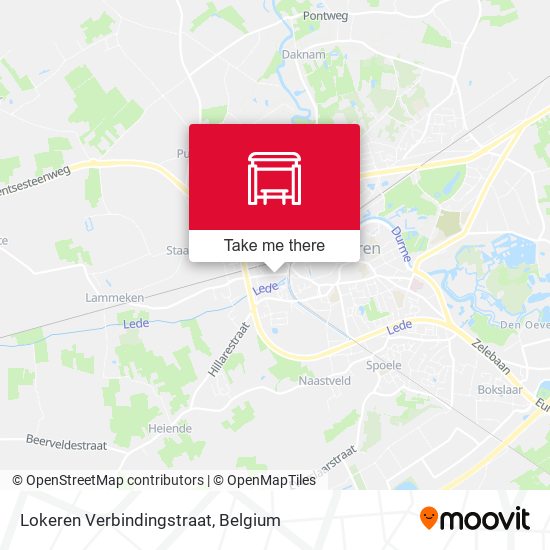 Lokeren Verbindingstraat plan