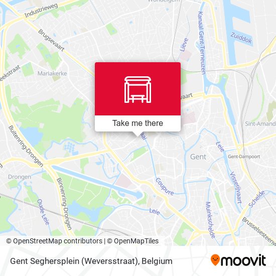 Gent Seghersplein (Weversstraat) plan