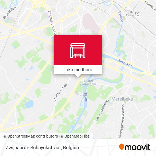 Zwijnaarde Schayckstraat plan