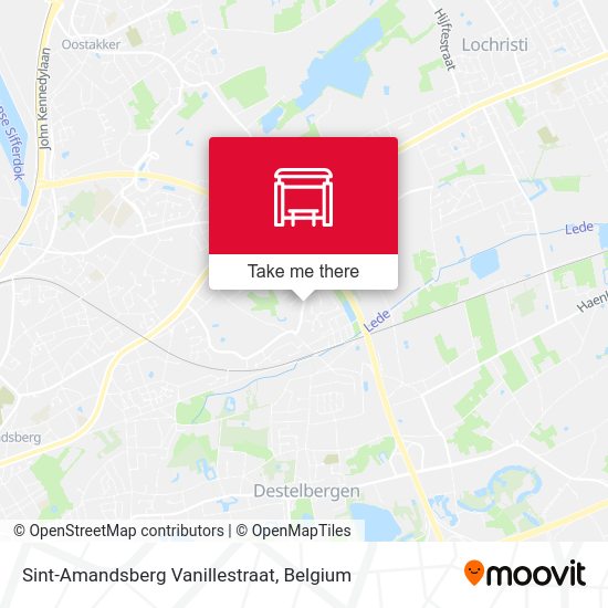 Sint-Amandsberg Vanillestraat plan