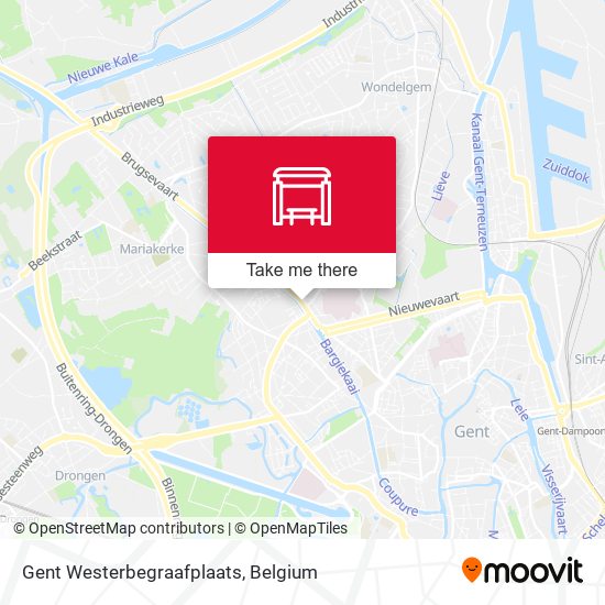 Gent Westerbegraafplaats plan