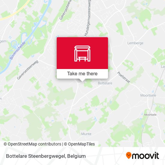 Bottelare Steenbergwegel plan