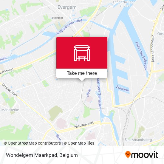 Wondelgem Maarkpad plan