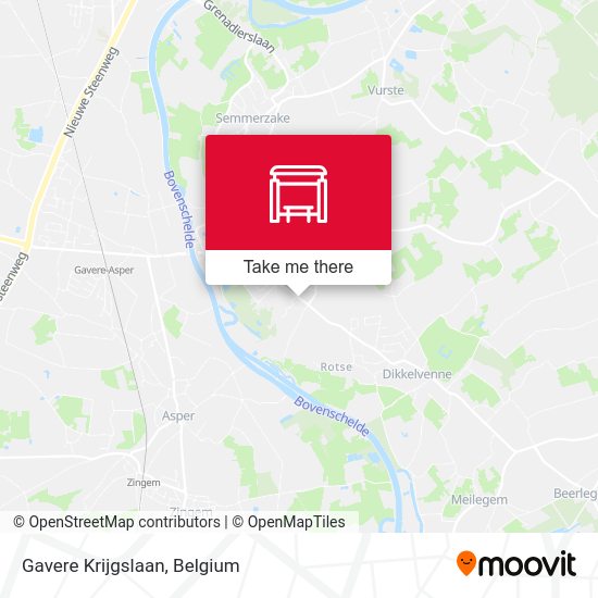 Gavere Krijgslaan plan