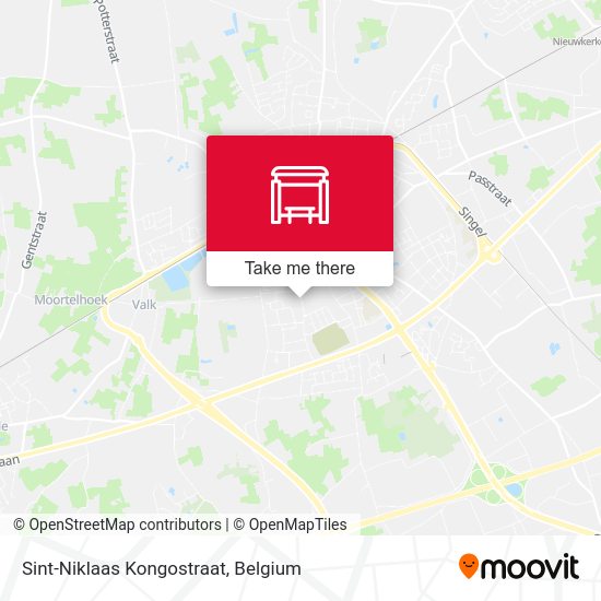 Sint-Niklaas Kongostraat map