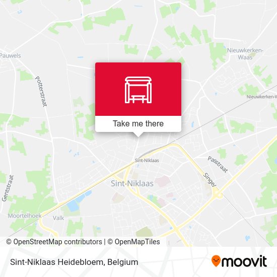 Sint-Niklaas Heidebloem map