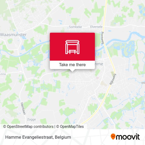 Hamme Evangeliestraat plan