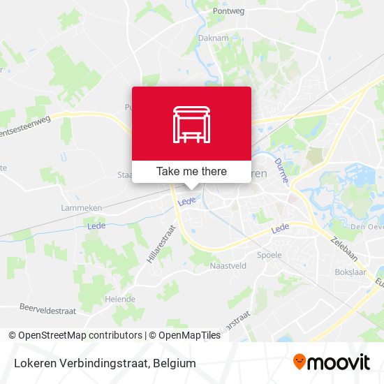 Lokeren Verbindingstraat map