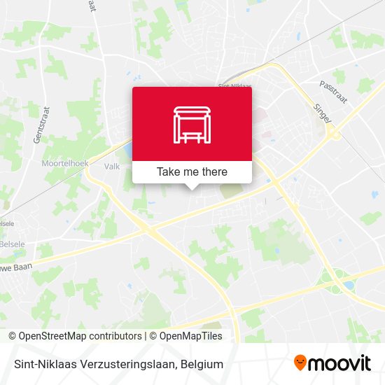 Sint-Niklaas Verzusteringslaan plan