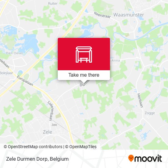 Zele Durmen Dorp plan