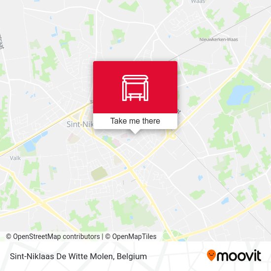 Sint-Niklaas De Witte Molen map