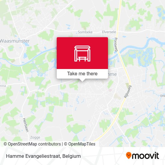 Hamme Evangeliestraat plan