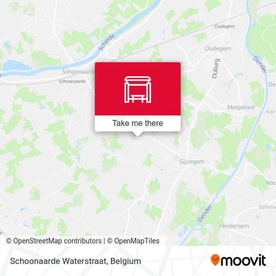 Schoonaarde Waterstraat map