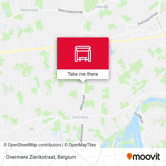 Overmere Zierikstraat plan