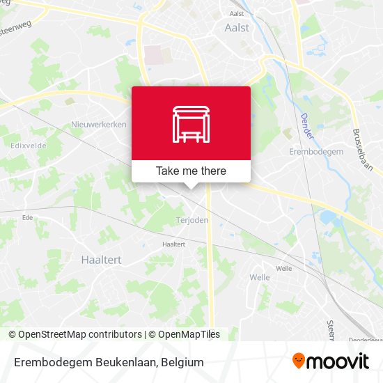 Erembodegem Beukenlaan plan