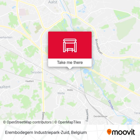 Erembodegem Industriepark-Zuid map