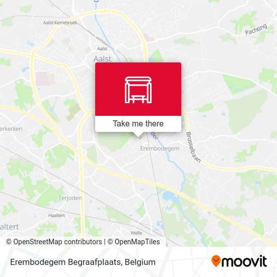 Erembodegem Begraafplaats map