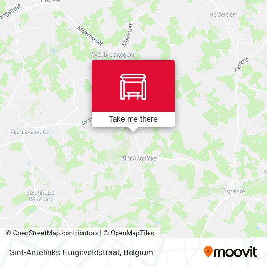 Sint-Antelinks Huigeveldstraat plan
