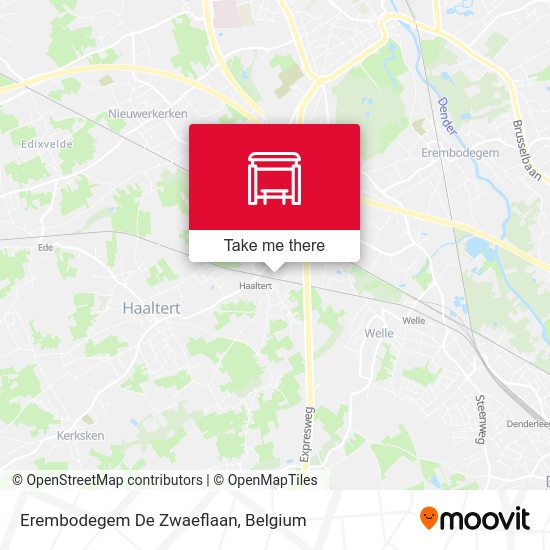 Erembodegem De Zwaeflaan plan