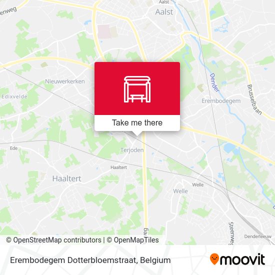 Erembodegem Dotterbloemstraat map