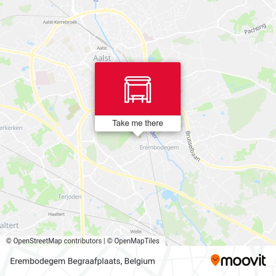 Erembodegem Begraafplaats plan