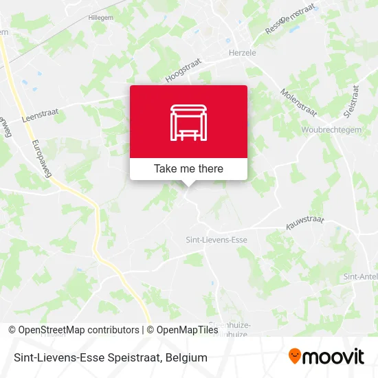 Sint-Lievens-Esse Speistraat map