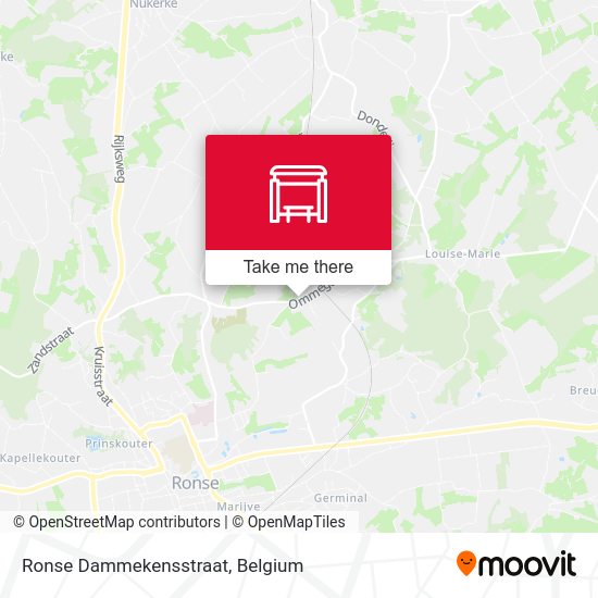 Ronse Dammekensstraat plan
