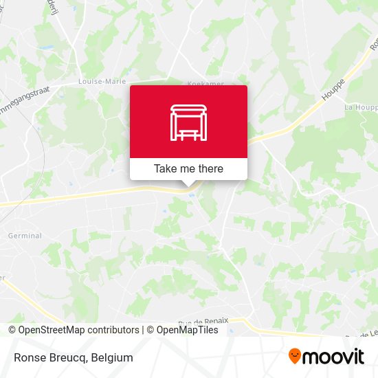 Ronse Breucq map