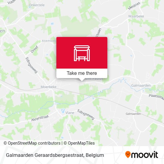 Galmaarden Geraardsbergsestraat plan