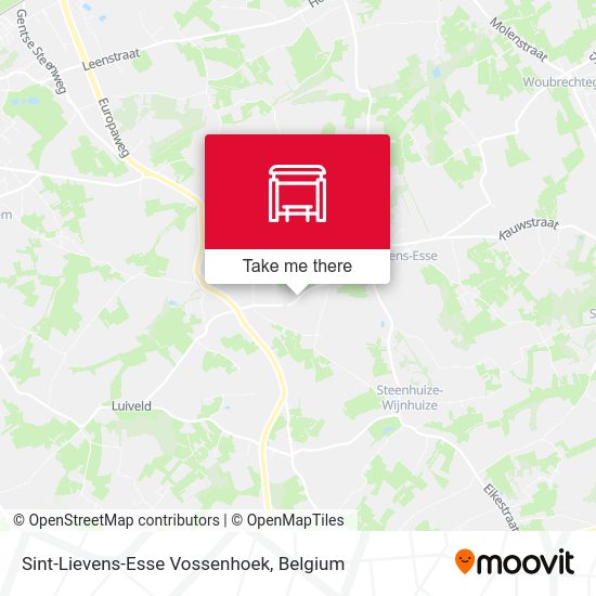 Sint-Lievens-Esse Vossenhoek map