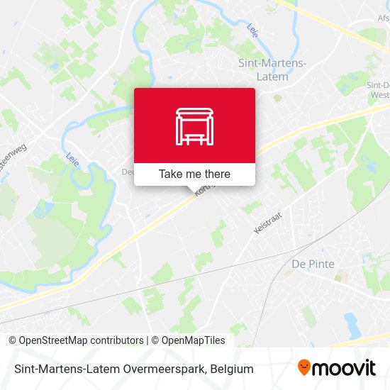 Sint-Martens-Latem Overmeerspark plan