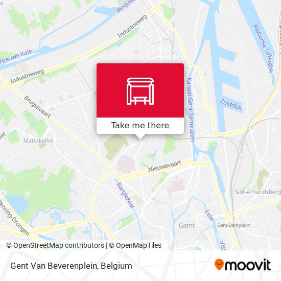 Gent Van Beverenplein map