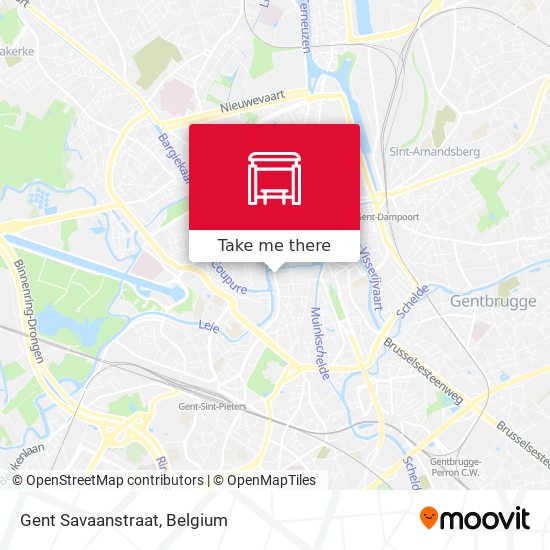 Gent Savaanstraat map