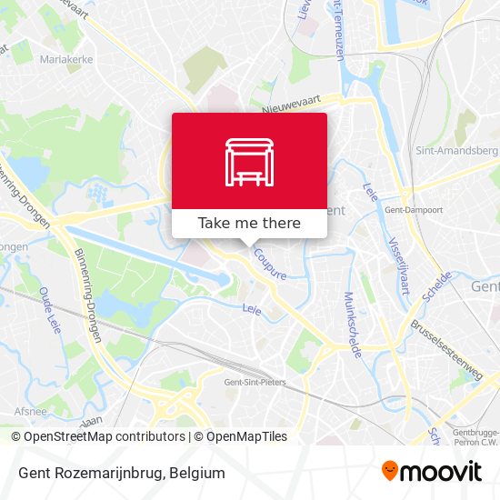 Gent Rozemarijnbrug plan