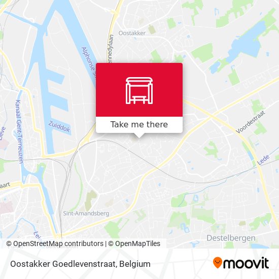 Oostakker Goedlevenstraat map