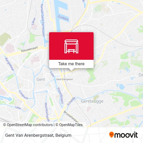 Gent Van Arenbergstraat plan