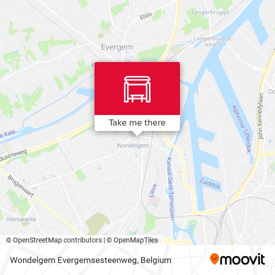 Wondelgem Evergemsesteenweg plan