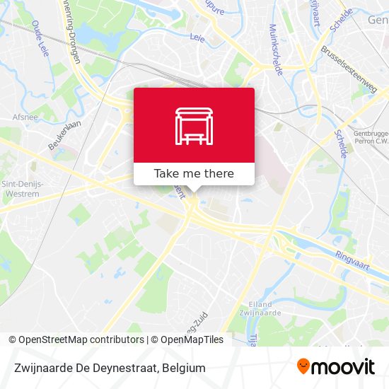 Zwijnaarde De Deynestraat plan