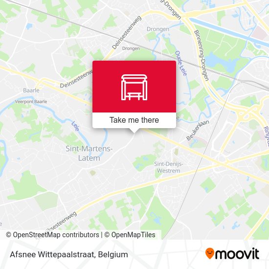 Afsnee Wittepaalstraat plan