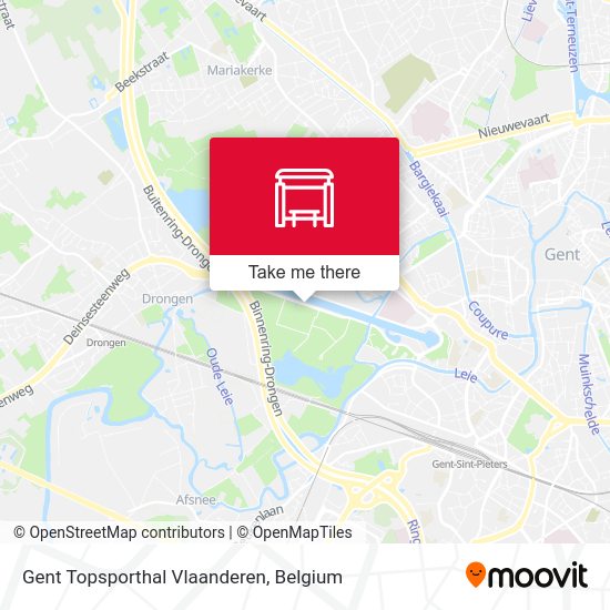 Gent Topsporthal Vlaanderen plan