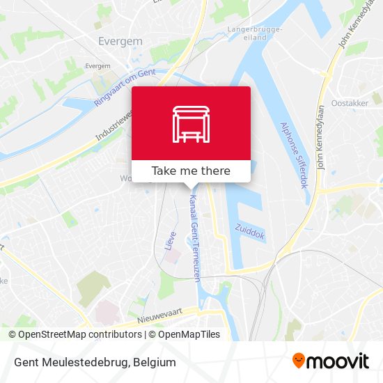 Gent Meulestedebrug plan