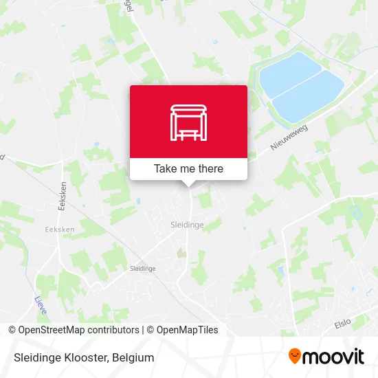 Sleidinge Klooster map