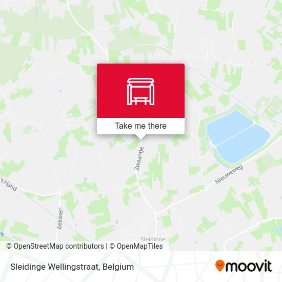 Sleidinge Wellingstraat map