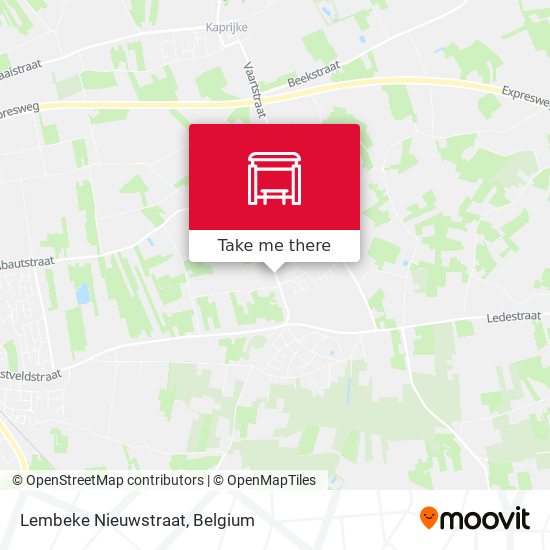 Lembeke Nieuwstraat map