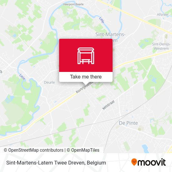 Sint-Martens-Latem Twee Dreven plan
