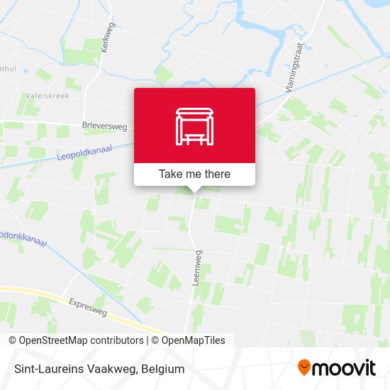 Sint-Laureins Vaakweg plan