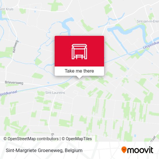 Sint-Margriete Groeneweg map