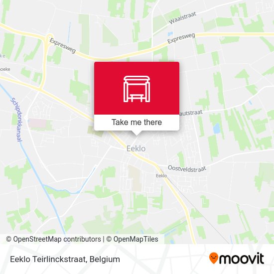 Eeklo Teirlinckstraat plan